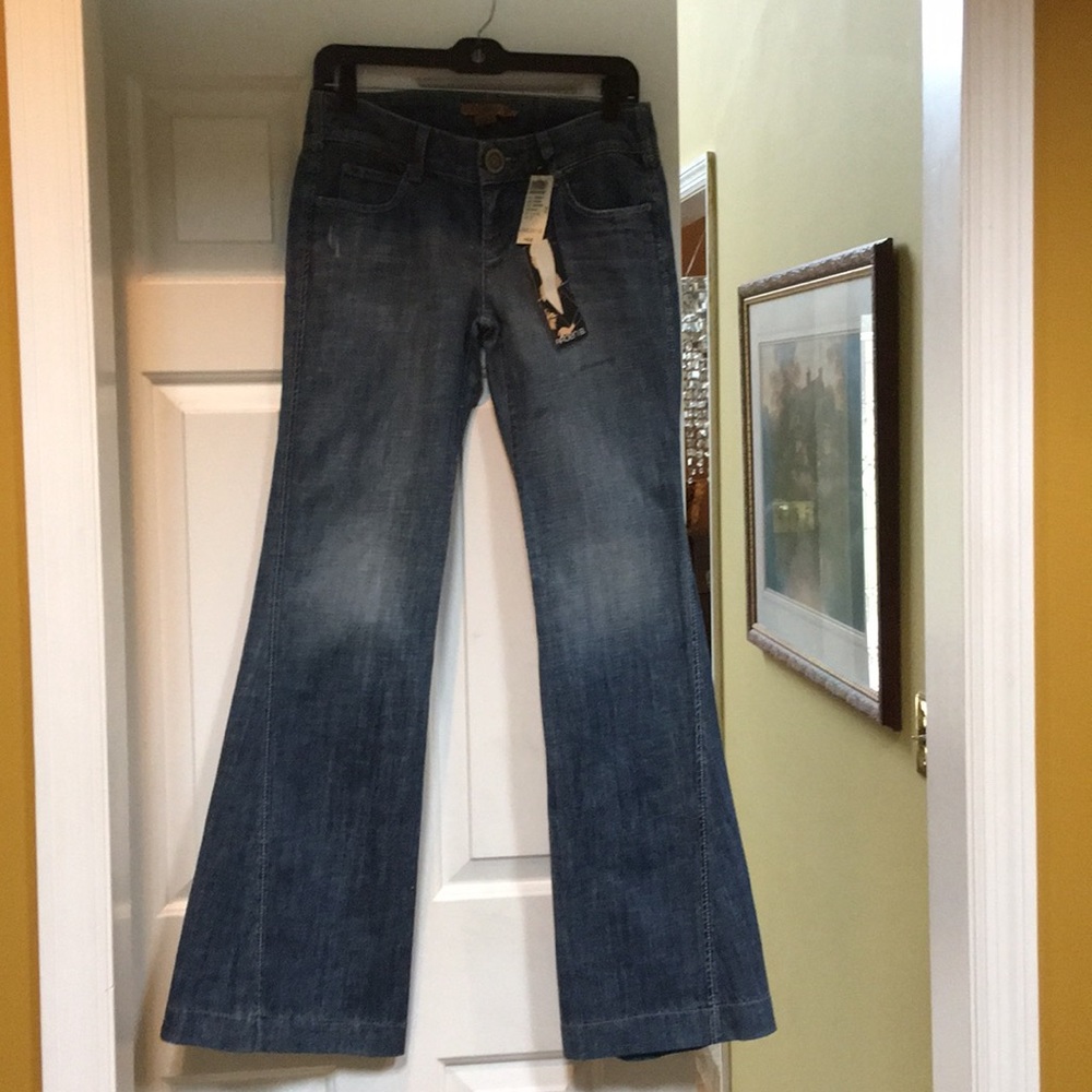 Arden B Flared Blue Jeans